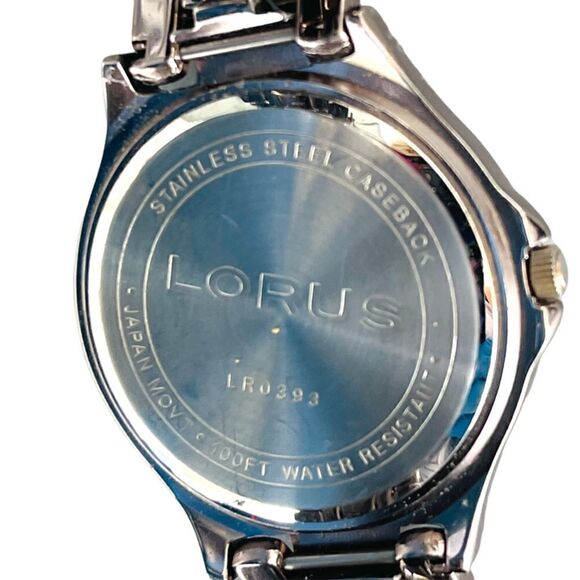 Lorus Gray/Silver And Blue Watch Unisex 6.5” - Picture 4 of 5
